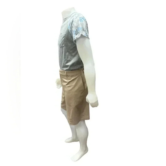 Roundtree &  Yorke NWT Performance Big Man Shorts Khaki Size 46B - Picture 3 of 9